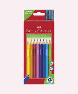Faber Castell farbičky trojhranné 10ks so strúhadlom