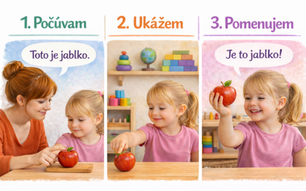 Trojkroková metóda a práca s chybou: ako podporiť dieťa v učení v duchu Montessori